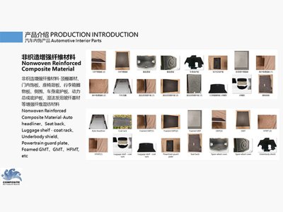 Nonwoven Reinforced Composite Material